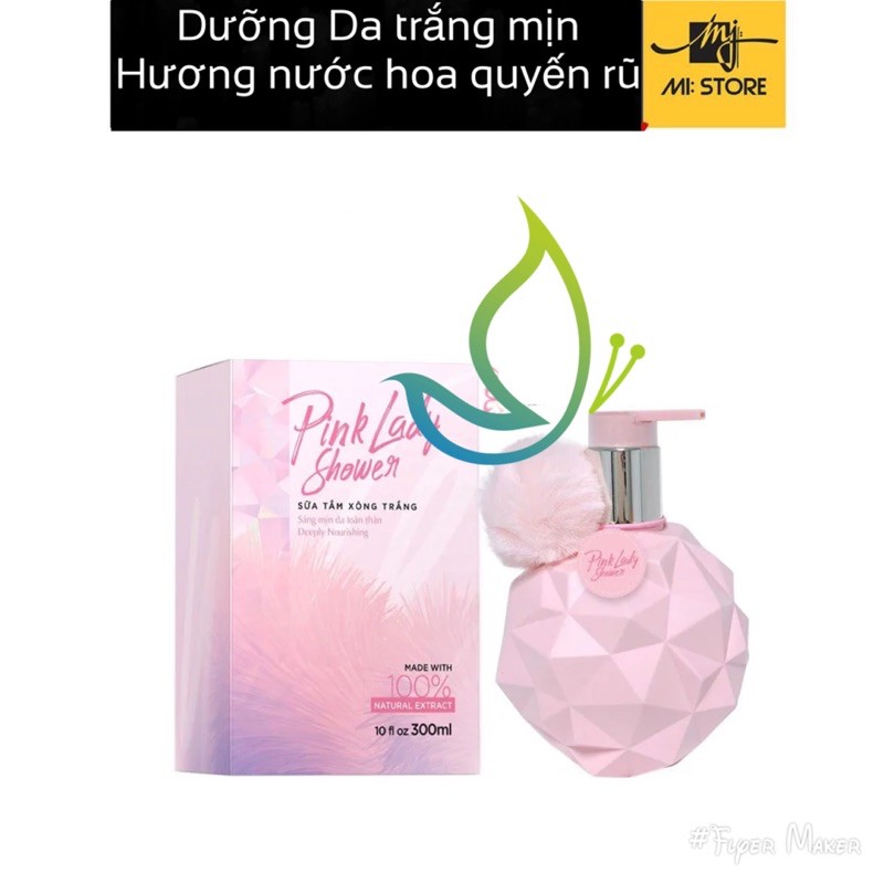 (Chính hãng) sữa tắm xông trắng pink lady 300ml + quà tặng deal | BigBuy360 - bigbuy360.vn