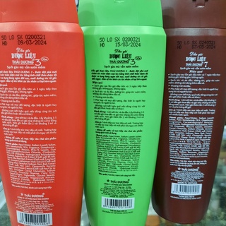 Dầu gội Thái Dương 3 - 7 (200ml/chai)