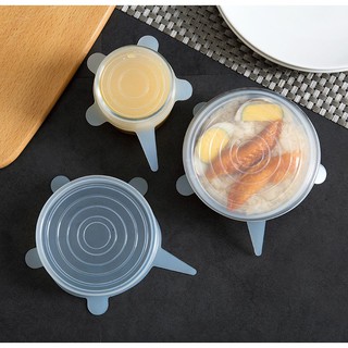 Bộ 6 nắp silicon đậy thực phẩm