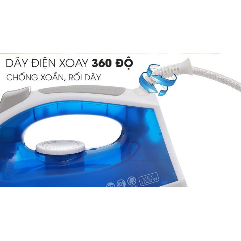 Bàn Ủi Hơi Nước Panasonic NI-M300TVRA Tím/ NI-M300TARA Xanh Dương - Hàng Chính Hãng