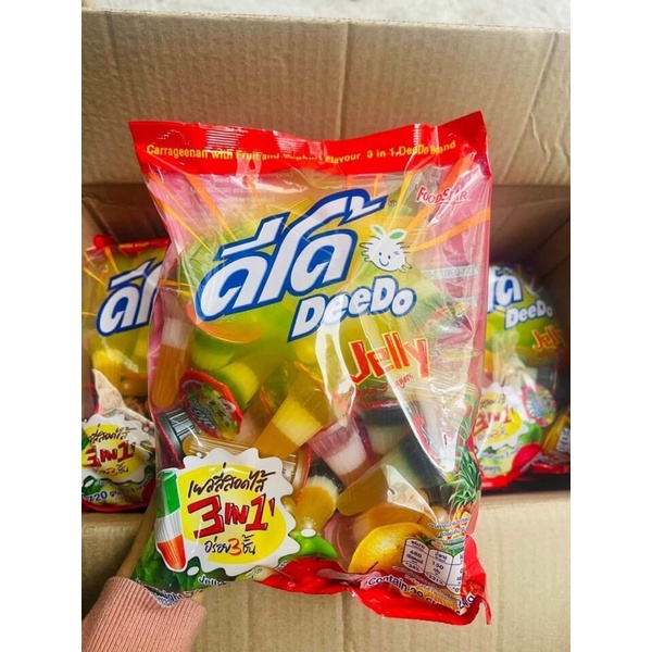 Thạch thái 3 màu jelly 35k/ gói