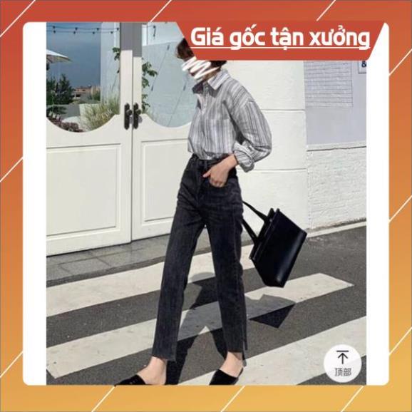 Khuyến mại Quần bò baggy nữ quần jean baggy nữ quần jeans nữ lưng cao phong cách Hàn Quốc - HAPONO-J024 huyenjean | BigBuy360 - bigbuy360.vn