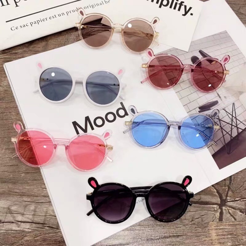 Kính Mát Hình Tai Thỏ Dễ Thương Cho Bé