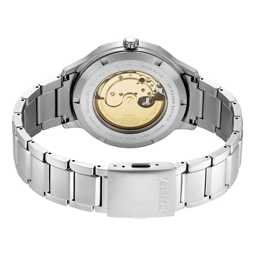 Đồng Hồ Nam Citizen Dây Titanium NJ0090-81E - Mặt Đen (Sapphire)