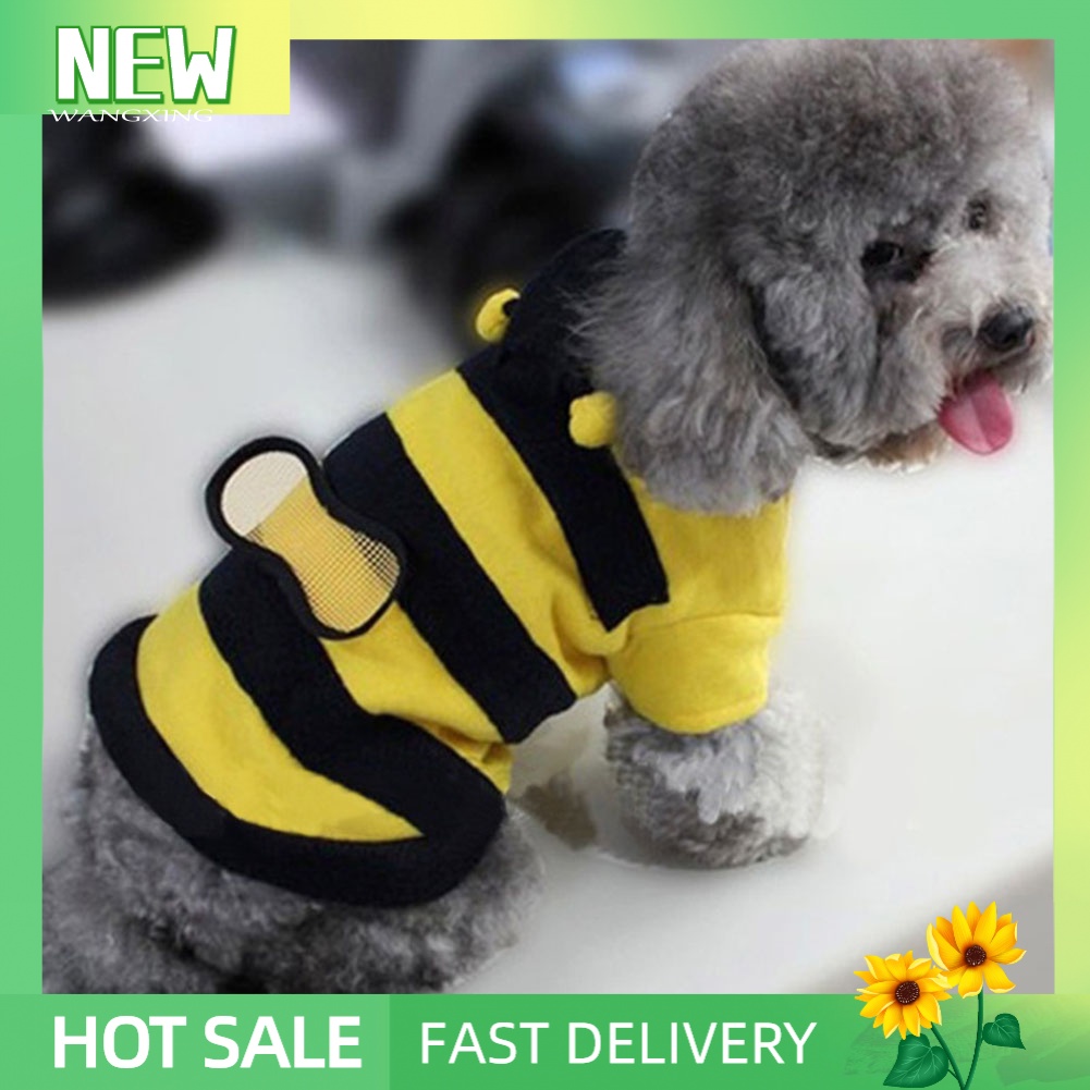 Áo Hoodie Họa Tiết Con Ong Đáng Yêu Cho Thú Cưng