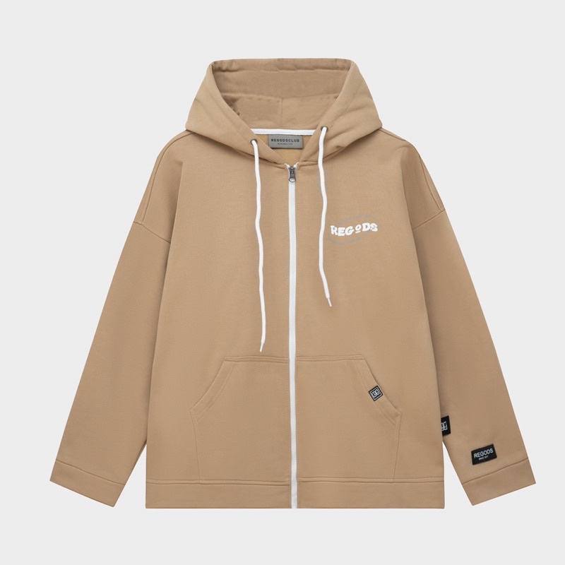 Áo khoác HOODIE ZIP SS22 REGODS Unsex Form Rộng