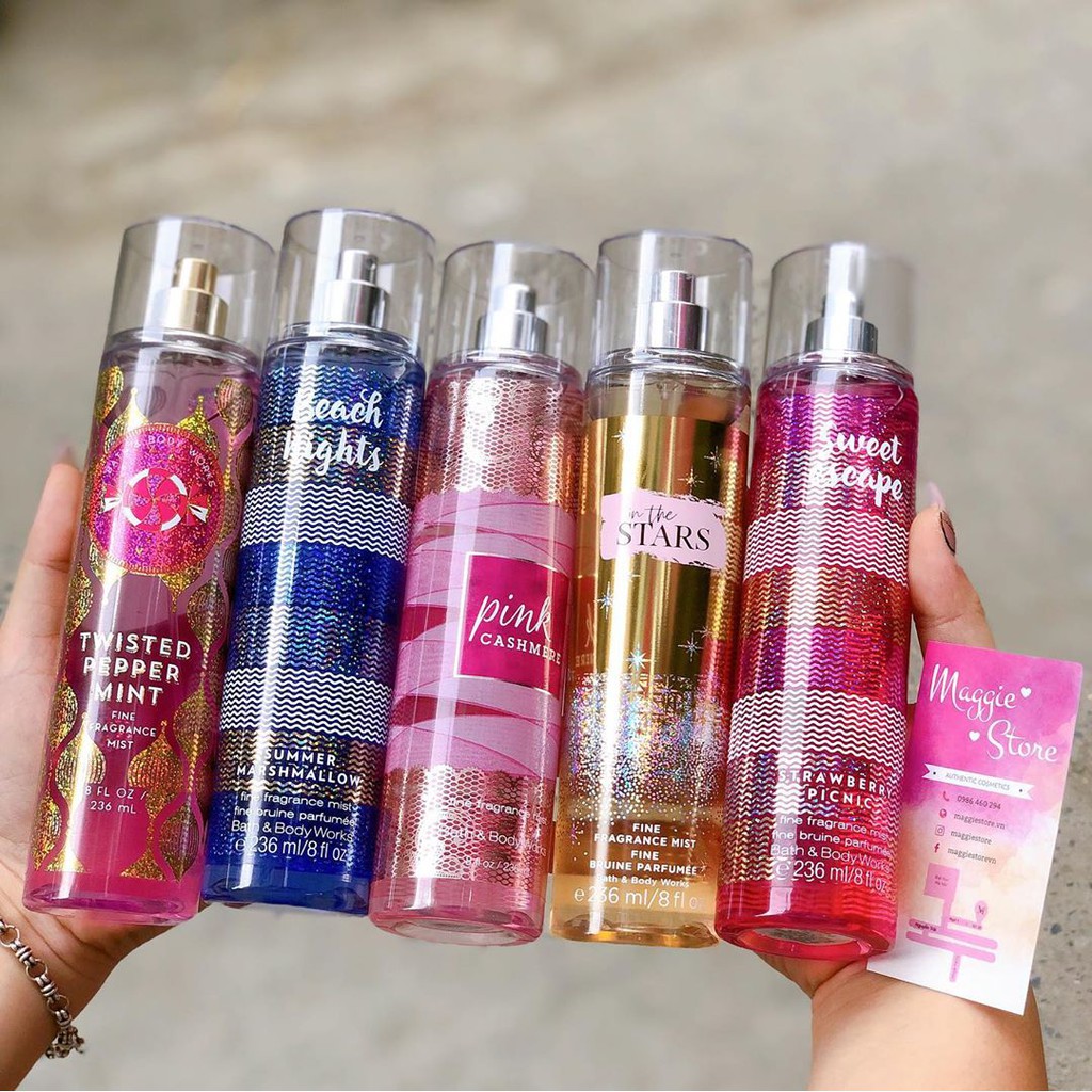 Xịt thơm Body Mist BBW Fullsz