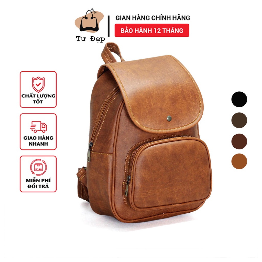 Balo Nữ Mini Cute Da Mềm Tư Đẹp Tudep BL 48