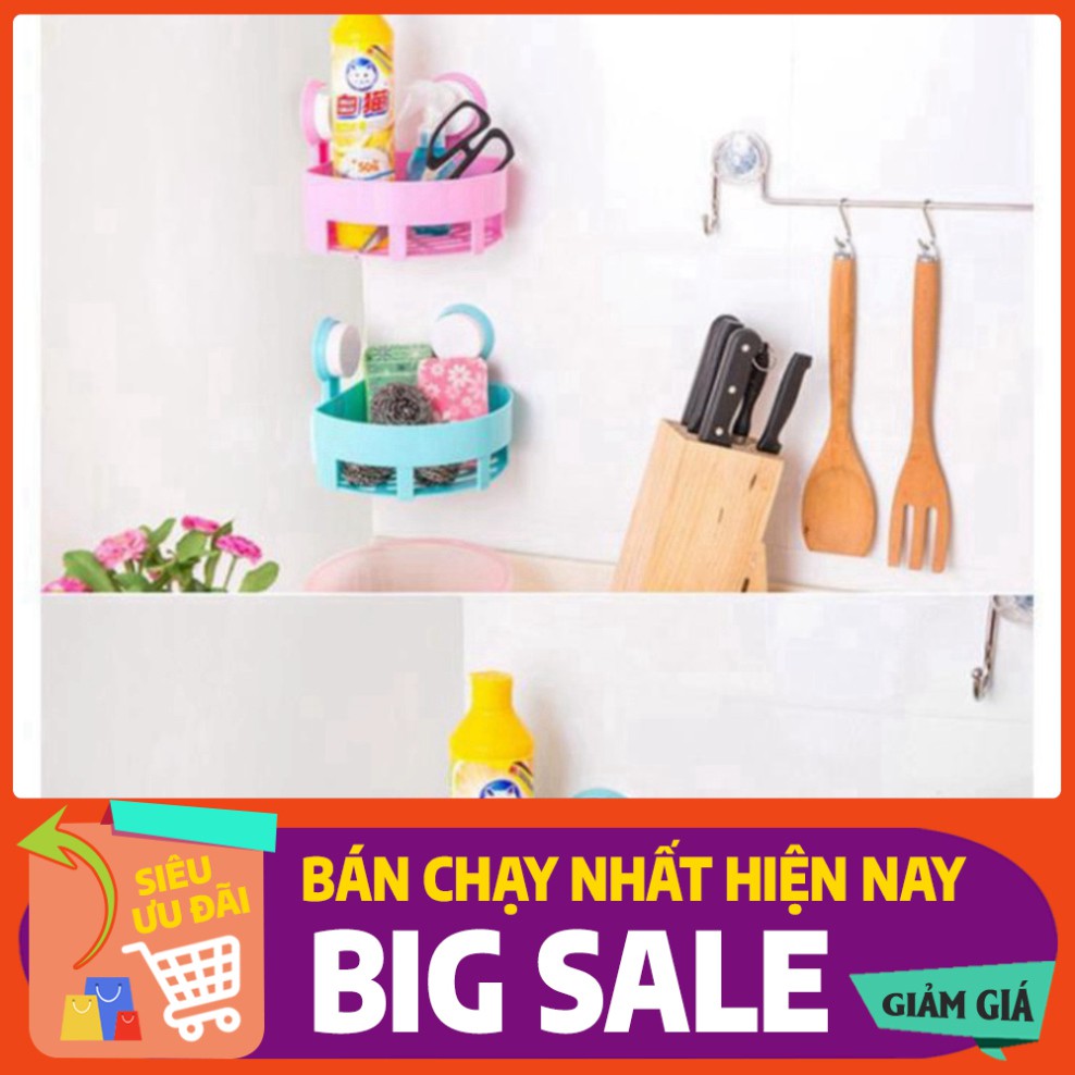 [FREE SHIP] Kệ góc tam giác treo để đồ nhà tắm,nhà bếp hút chân không 💥SIÊU HOT💥