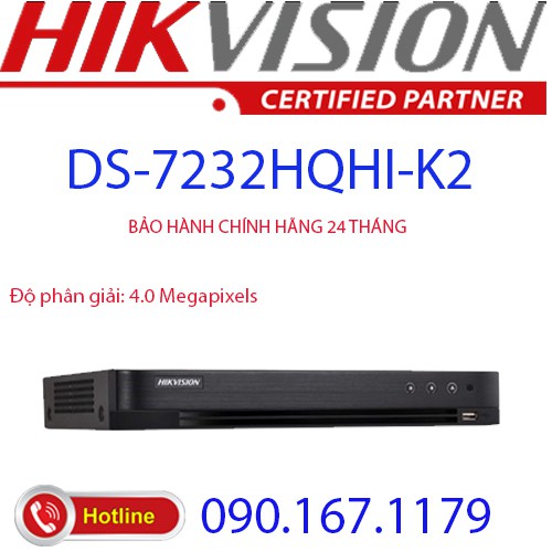 Đầu ghi hình 5 in 1 32 kênh HIKVISION DS-7232HQHI-K2