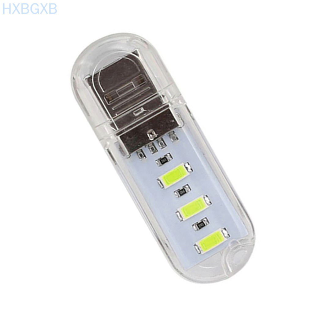 Đèn Led Usb 3000k 7000k 3 Bóng Cho Máy Tính, Laptop