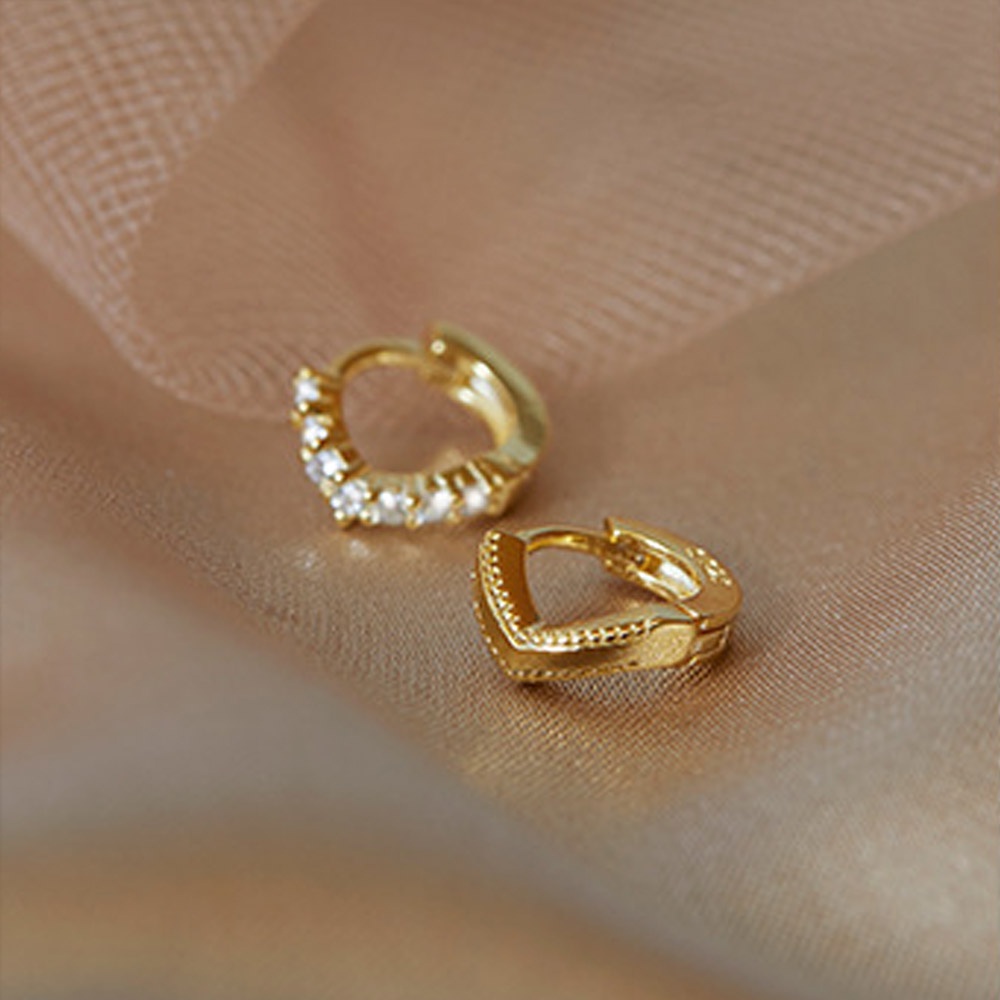 Khuyên Tai Dáng Dài Đính Đá Zircon Lấp Lánh Thời Trang Cho Nam Và Nữ