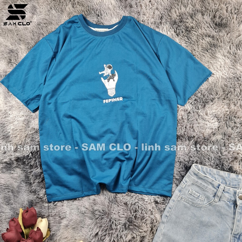 Áo thun tay lỡ nam nữ SAM CLO phông form rộng dáng Unisex mặc cặp, nhóm, lớp in hình PHI HÀNH GIA