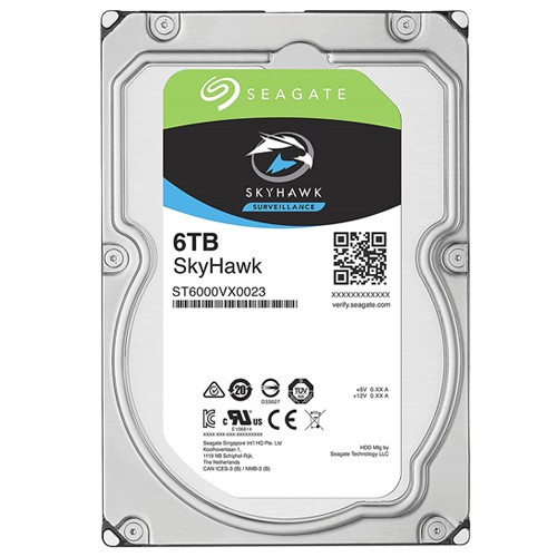 Ổ cứng chuyên dụng  6TB SEAGATE SKYHAWK ST6000VX001- Chính Hãng BH 3 năm