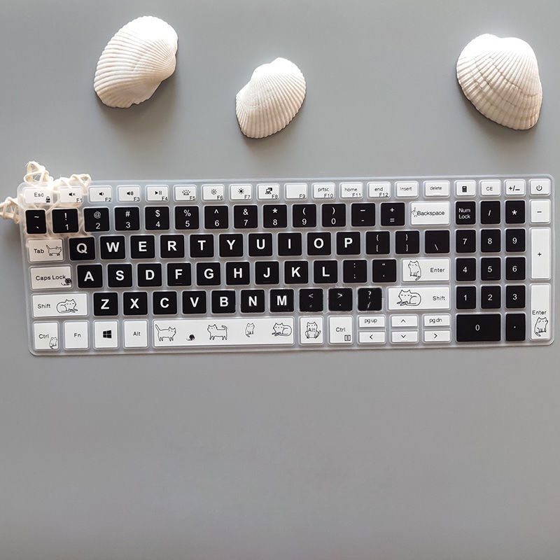 Tấm Lót Bàn Phím Máy Tính Dell Ins 5590 5584 i5593 153505 155000 Miếng Dán Bảo Vệ Bàn Phím 15.6 "Inch Bằng Silicon Mềm Chống Thấm Nước