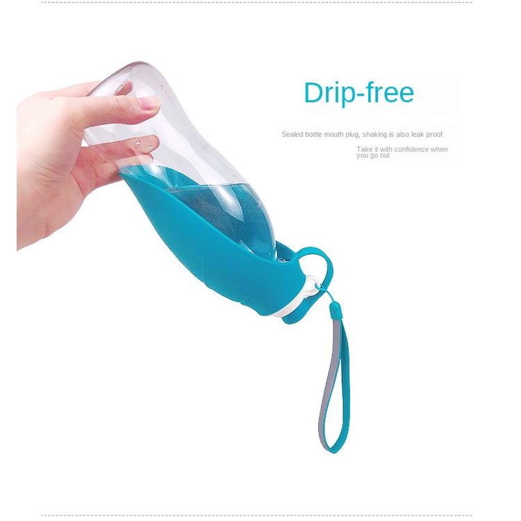 Bình Đựng Nước Uống Ngoài Trời Cho Thú Cưng Hình Chiếc Lá