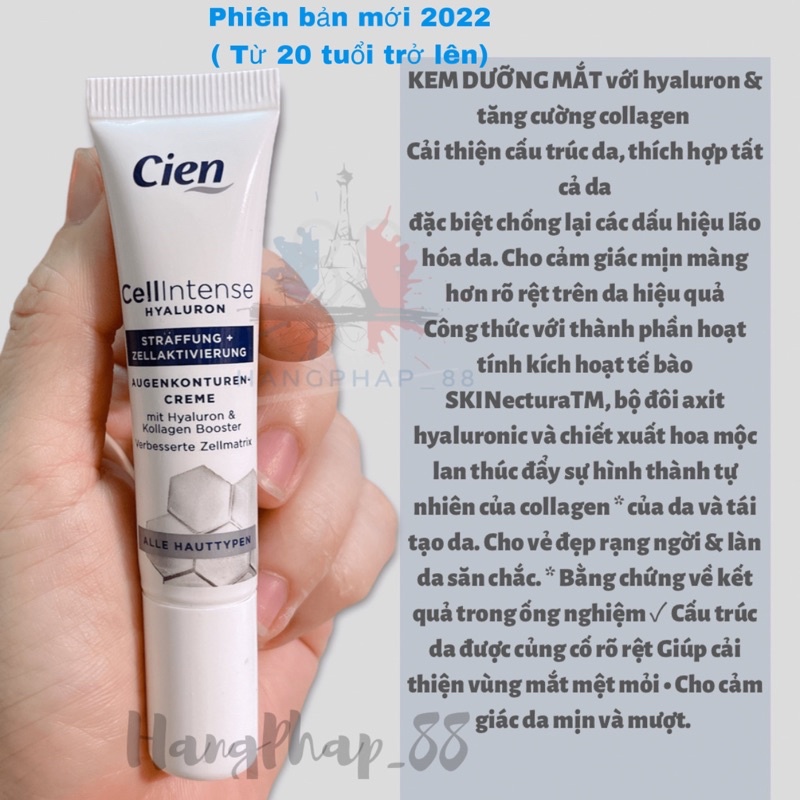 KEM DƯỠNG MẮT NÂNG CƠ CIEN_CÓ BILL