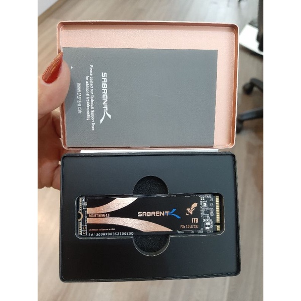 Ổ cứng SSD M2 PCIe Sabrent Rocket NVMe  - 1TB Gen 4 x4 - bảo hành 36 tháng