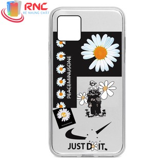 Ốp lưng Realme C11 Hoa Cúc Peaceminusone dẻo trong Silicone in hình(sản phẩm có 6 mẫu)