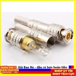 Jack BNC lò xo dùng cho dây tín hiệu đồng trục camera