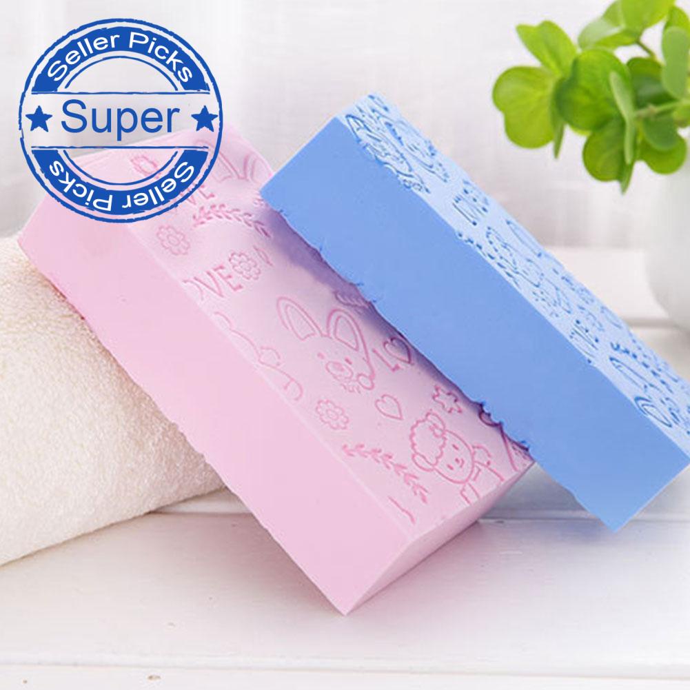 [Hàng mới về] Bông tắm tẩy tế bào chết chăm sóc da họa tiết hoạt hình M1Y2 Z1A1