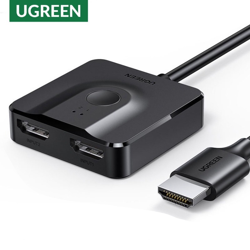 Bộ Gộp Và Chia HDMI 1 Ra 2 tốc độ 2.0 4K@60Hz Ugreen 70607  - Hàng Chính Hãng