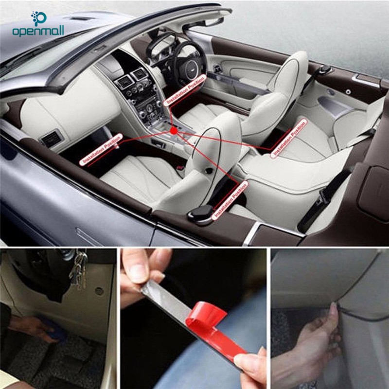 Set 4 dây đèn 72 LED RGB 4 trong 1 dùng trang trí kèm tẩu sạc