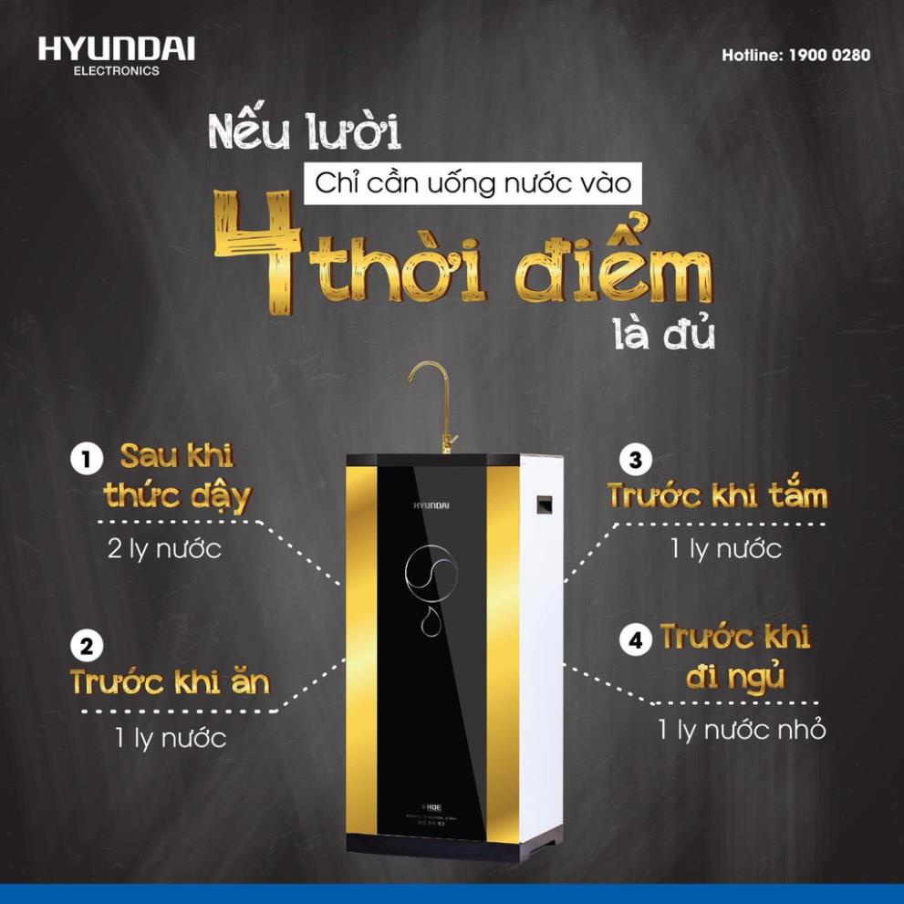 Bình lọc nước, Máy lọc nước Hyundai HDE 5519 Công nghệ Hàn Quốc, bảo hành 12 tháng lỗi đổi mới trong 7 ngày