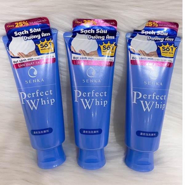 Sữa rửa mặt Shiseido Senka Perfect Whip 120g( tặng thêm 30g giá không đổi) | BigBuy360 - bigbuy360.vn