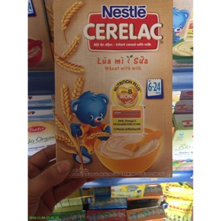 Bột ăn dặm  nétle cerelac vị lúa mỳ sữa