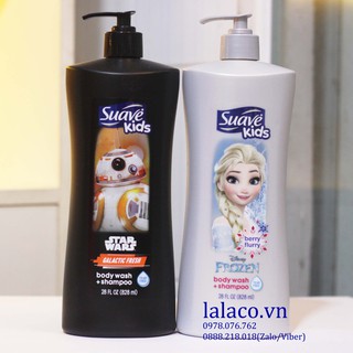  Sữa tắm gội cho bé Suave Kids Body Wash and Shampoo 828ml 