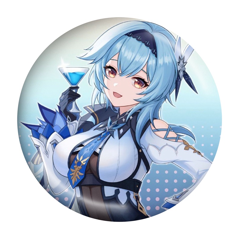 Huy Hiệu Nút Va Chạm Genshin 58mm
