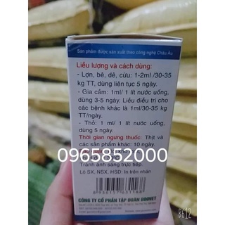 Đặc trị cầu trùng , ký sinh trùng 100ml