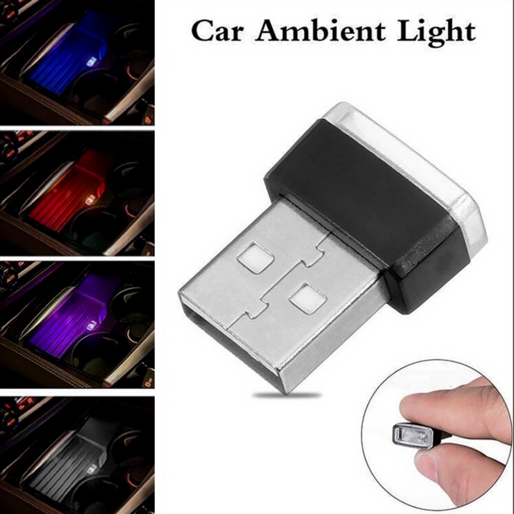 [CHOO] Car Mini Atmosphere Light Automotive USB LED Night Lamp Assisted Night Illumination Tool