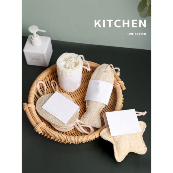 Xơ Mướp Hình Thú Handmade Cao Cấp Siêu Đáng Yêu/Bông Tắm/Miếng Rửa Chén