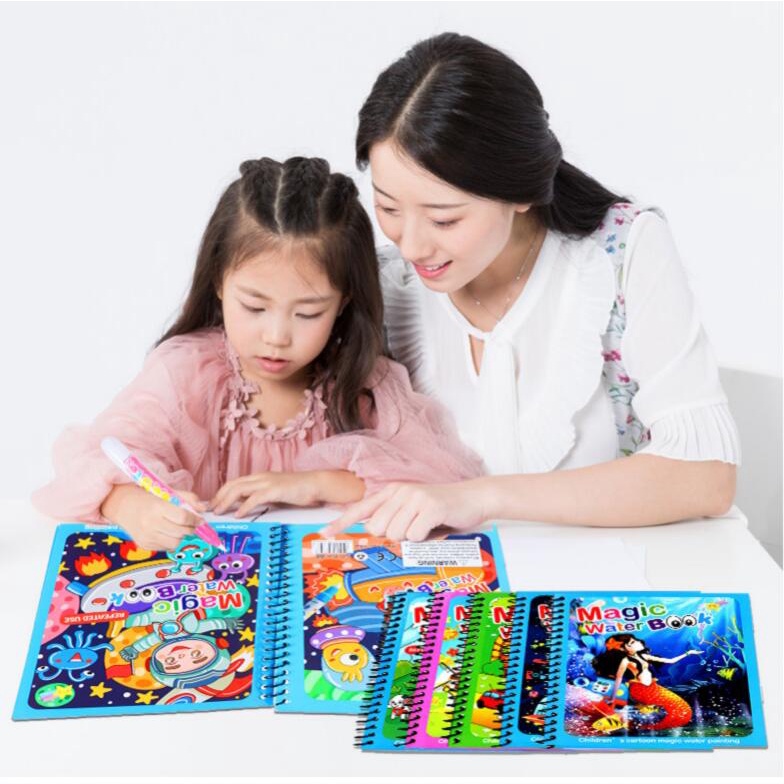 Sách tô màu ma thuật cho bé mẫu giáo