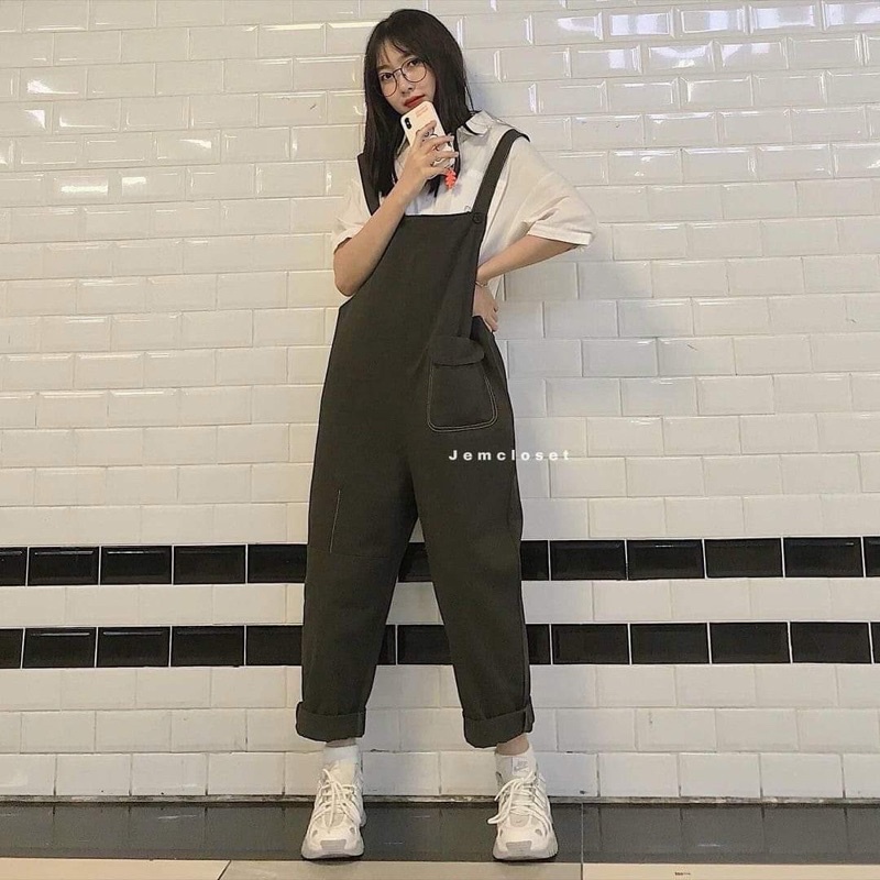 Yếm quần kaki 1 túi KA73
