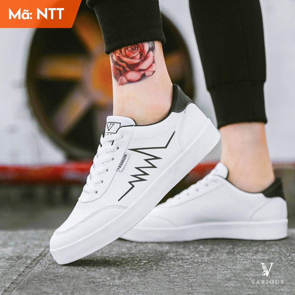 Giày Sneaker Nam Cao Cấp Hot Trend - Giày Nam Đep Phong Cách Hàn Quốc Trẻ Trung