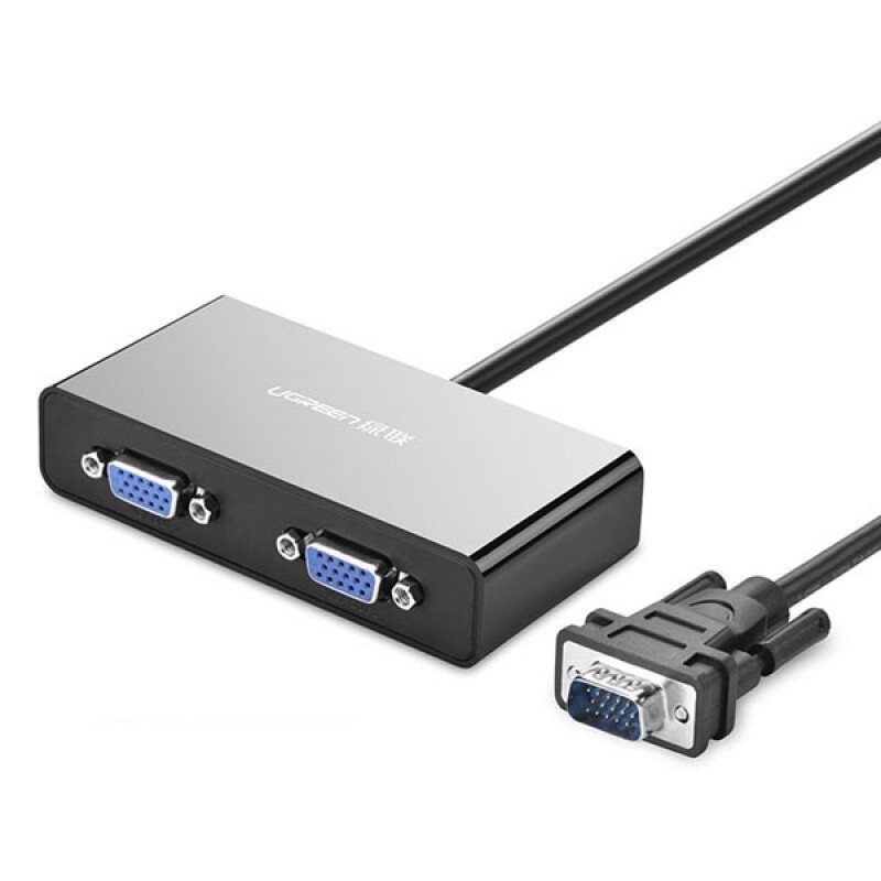 Bộ chuyển đổi 2 cổng VGA màu đen UGREEN MM126 30711