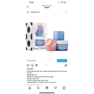 Set dưỡng Laneige