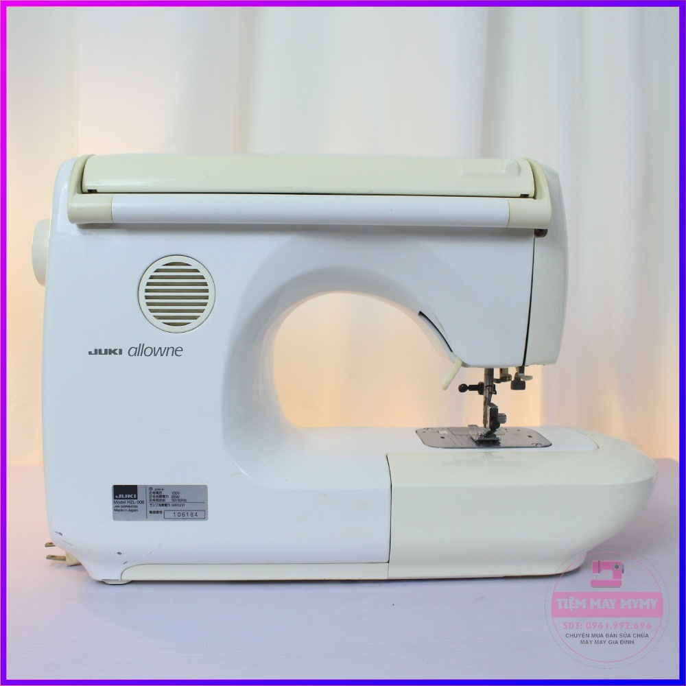 Máy May Gia Đình Mini Nhật Bản JUKI HZL- 008 Có Nhiều Đường May Thêu Trang Trí May Khỏe Chạy Êm Không Kén Vải
