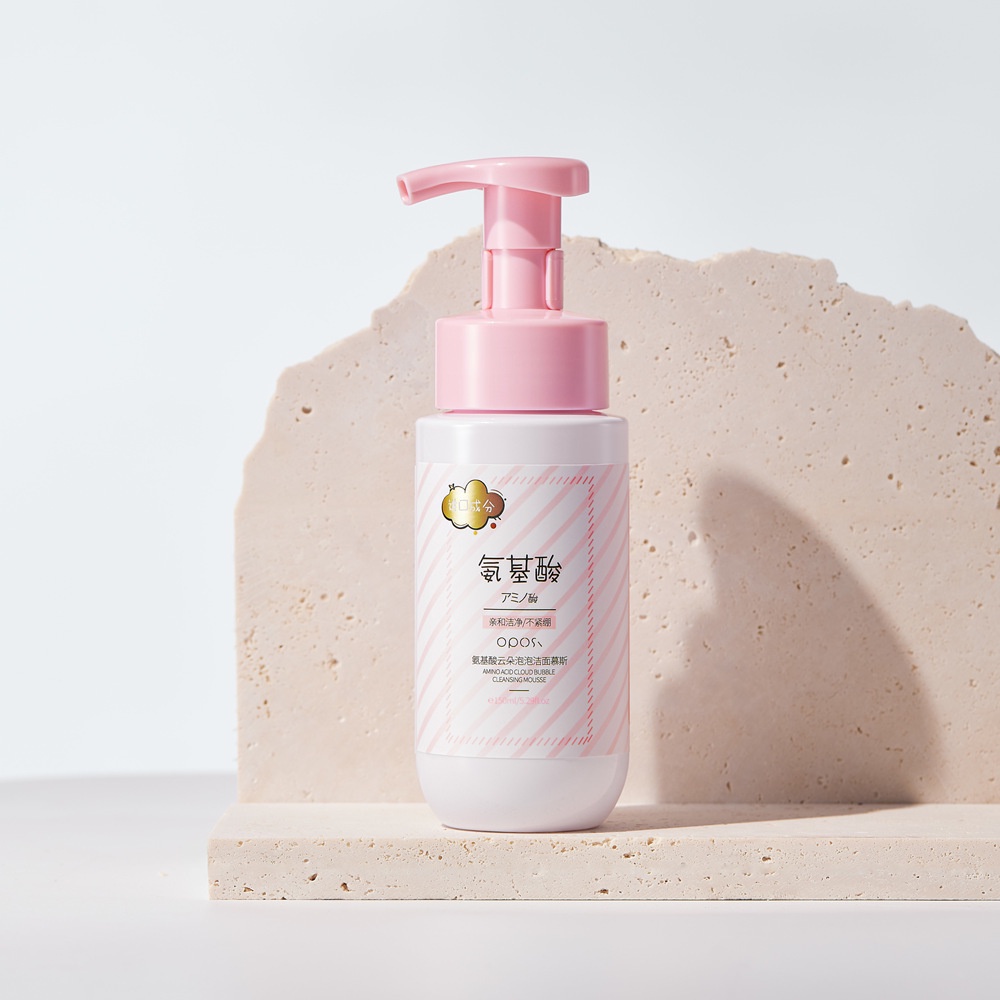 Sữa Rửa Mặt Tạo Bọt Amino acid Dưỡng Ẩm Tẩy Tế Bào Chết Làm Sạch Da Nhạy Cảm TTB303