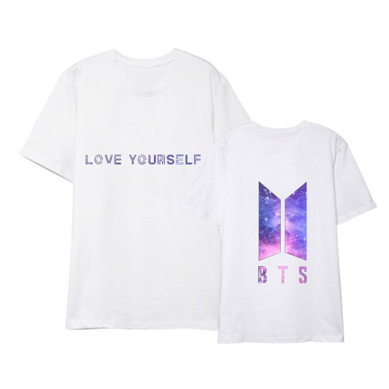 Áo phông BTS LOVE YOURSELF áo in hai mặt