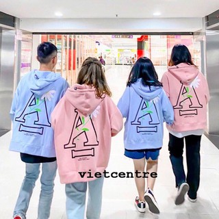 Áo Khoác Hoodie HOA CÚC CHỮ A Form Rộng Tay Dài Unisex - VIETCENTRE