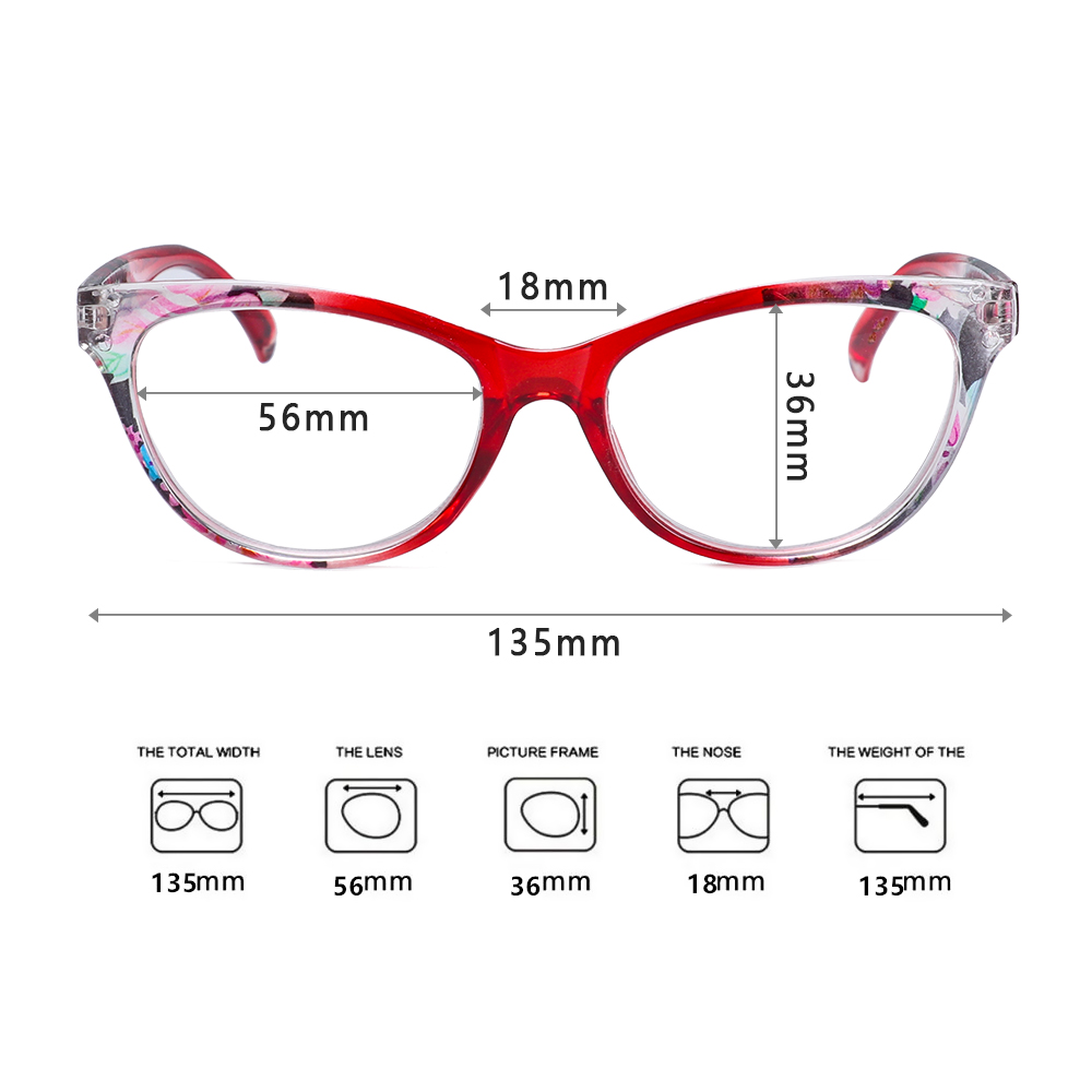 Kính Đọc Sách Siêu Nhẹ +1.00~+4.0 Siêu Nhẹ Cho Nam Nữ