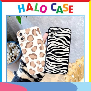 Ốp lưng iphone cạnh vuông hoa văn động vật ngộ nghĩnh 6plus/6s/6splus/7/7plus/8/8plus/x/xr/xs/11/12/pro/promax -Halocase