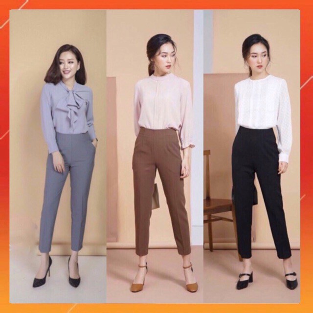 Quần Tây Công Sở Khoá Sườn