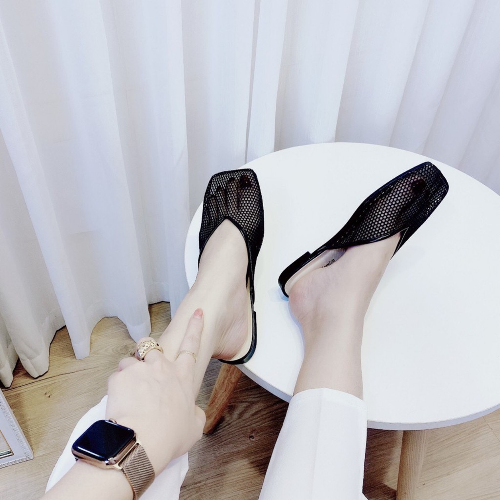 Free ship Giày búp bê / Giày bệt nữ lưới siêu lạ 101
