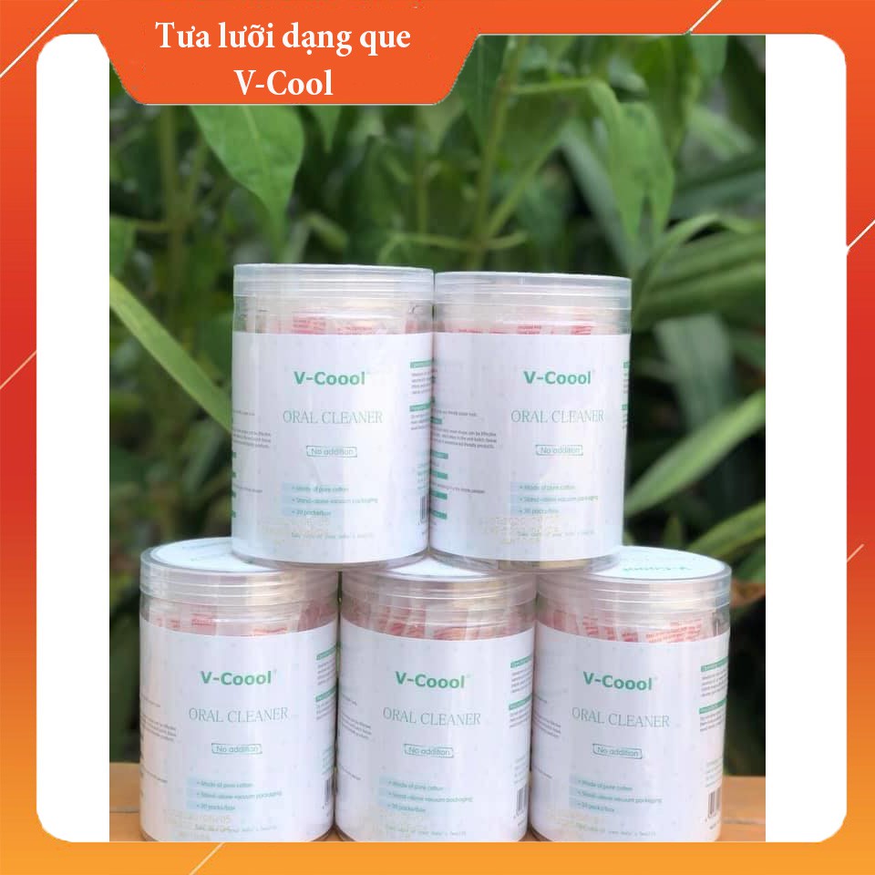 Tưa lưỡi dạng que V- Cool cho bé sơ sinh- 30 cây