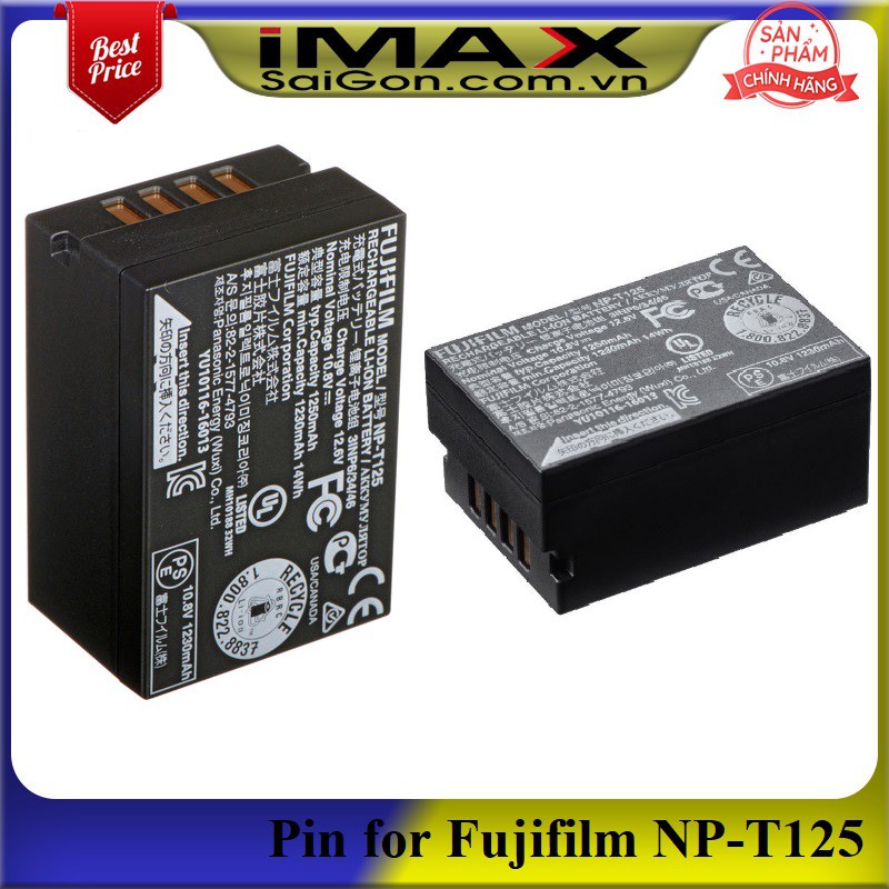 [Mã 155ELSALE giảm 7% đơn 300K] Pin thay thế pin máy ảnh Fujifilm NP-T125